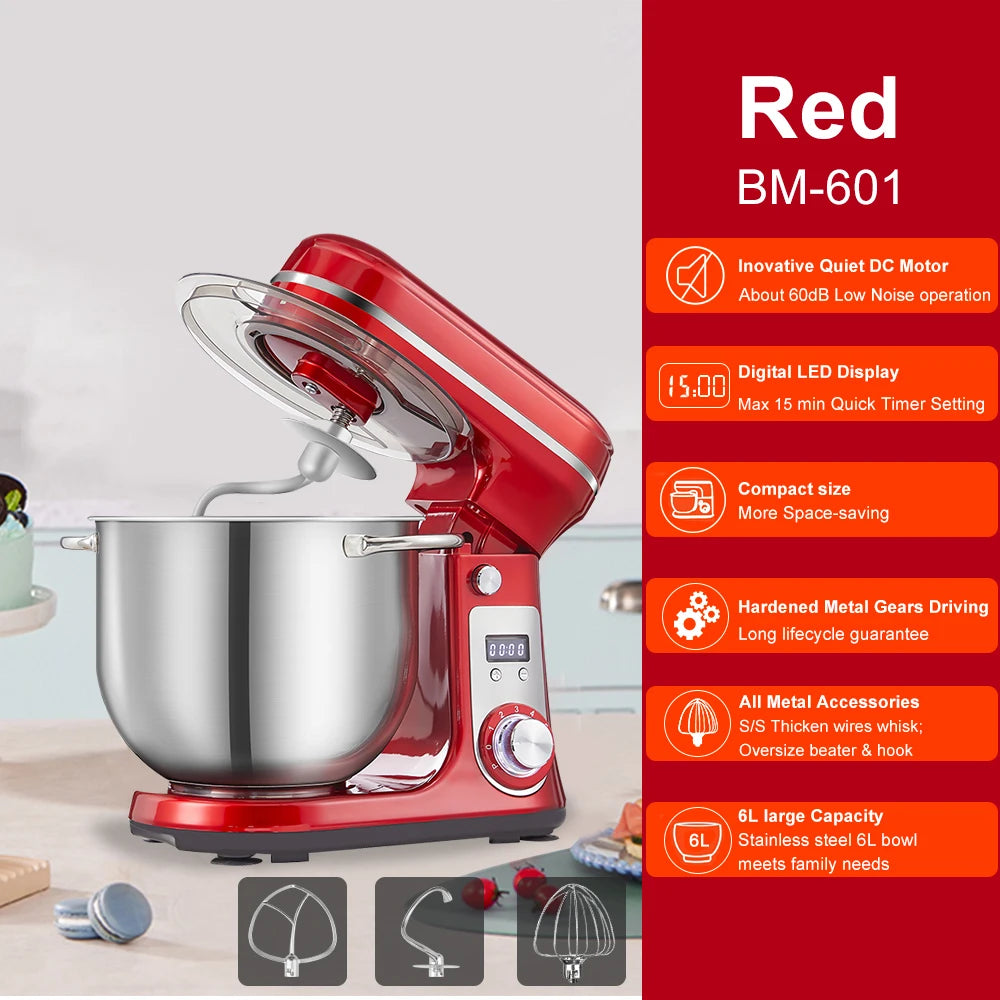 Biolomix Kitchen Stand Mixer With Blender And Dough Kneader