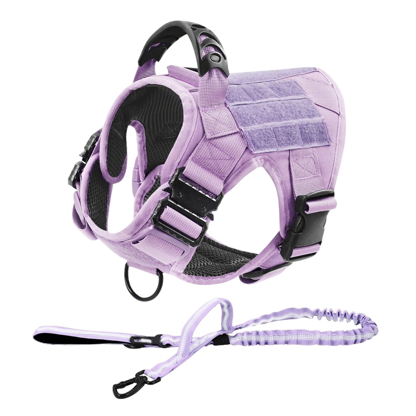 PETRAVEL Military Camouflage Dog Harness Leash Set For Training