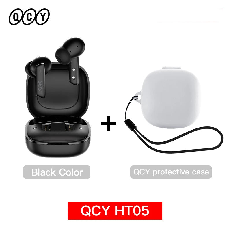 QCY HT05 ANC Wireless Earbuds With 40dB Noise Cancellation