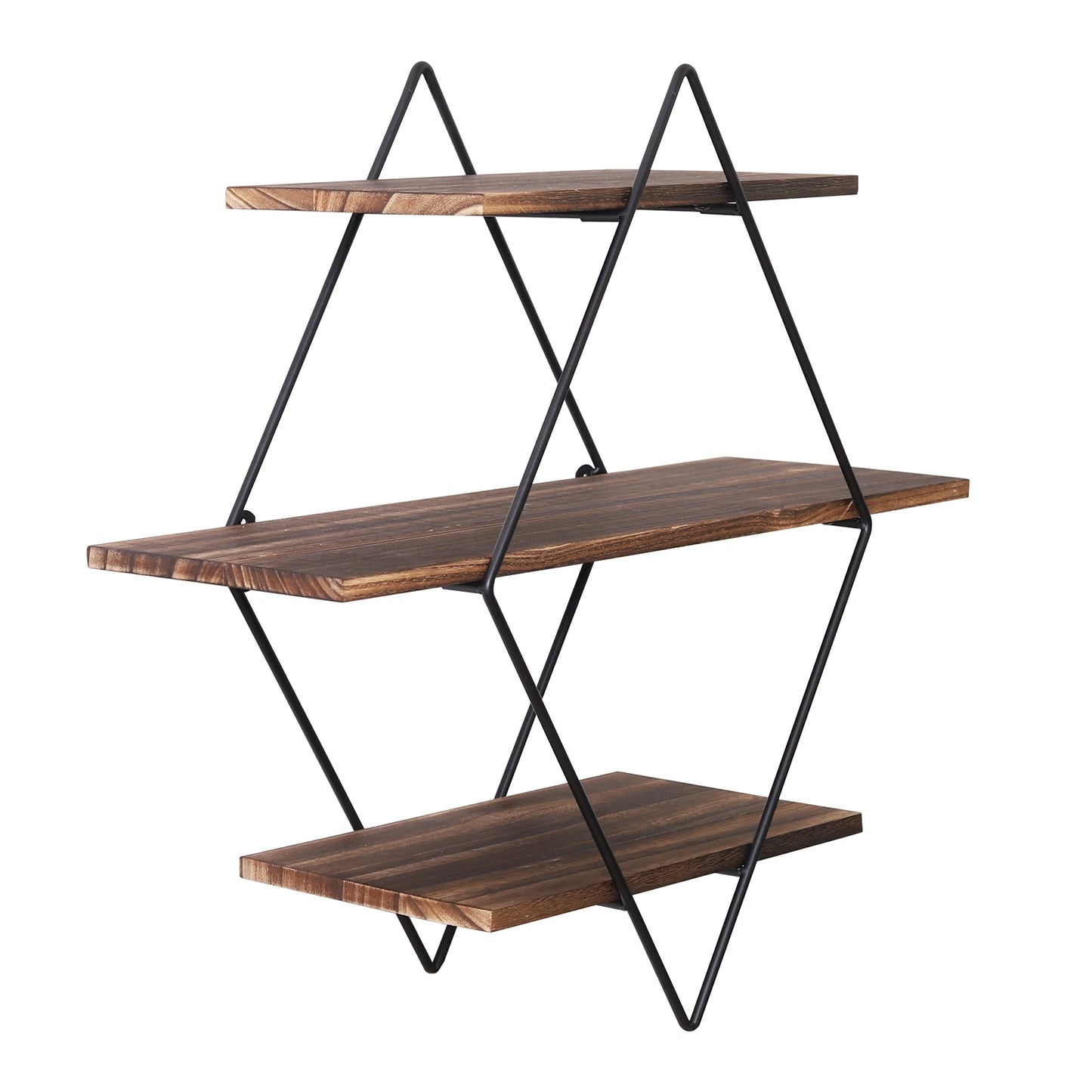 Wall Mounted Rustic Floating Shelves Decorative Wooden Kitchen Wall Display Shelf