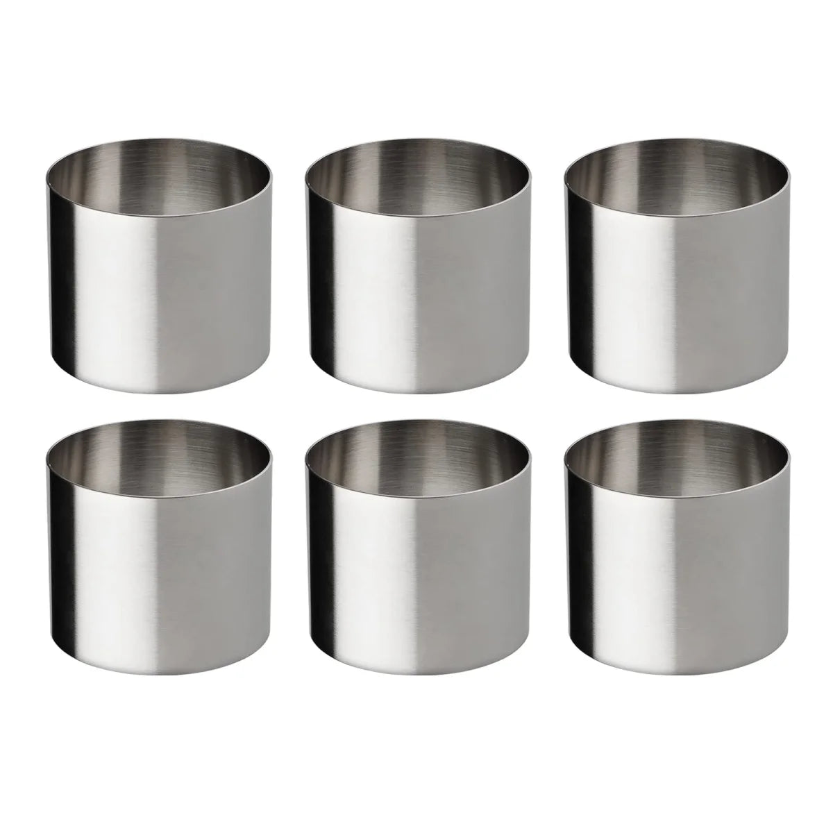 Stainless Steel Round Cake Ring Molds Set For Baking Cakes