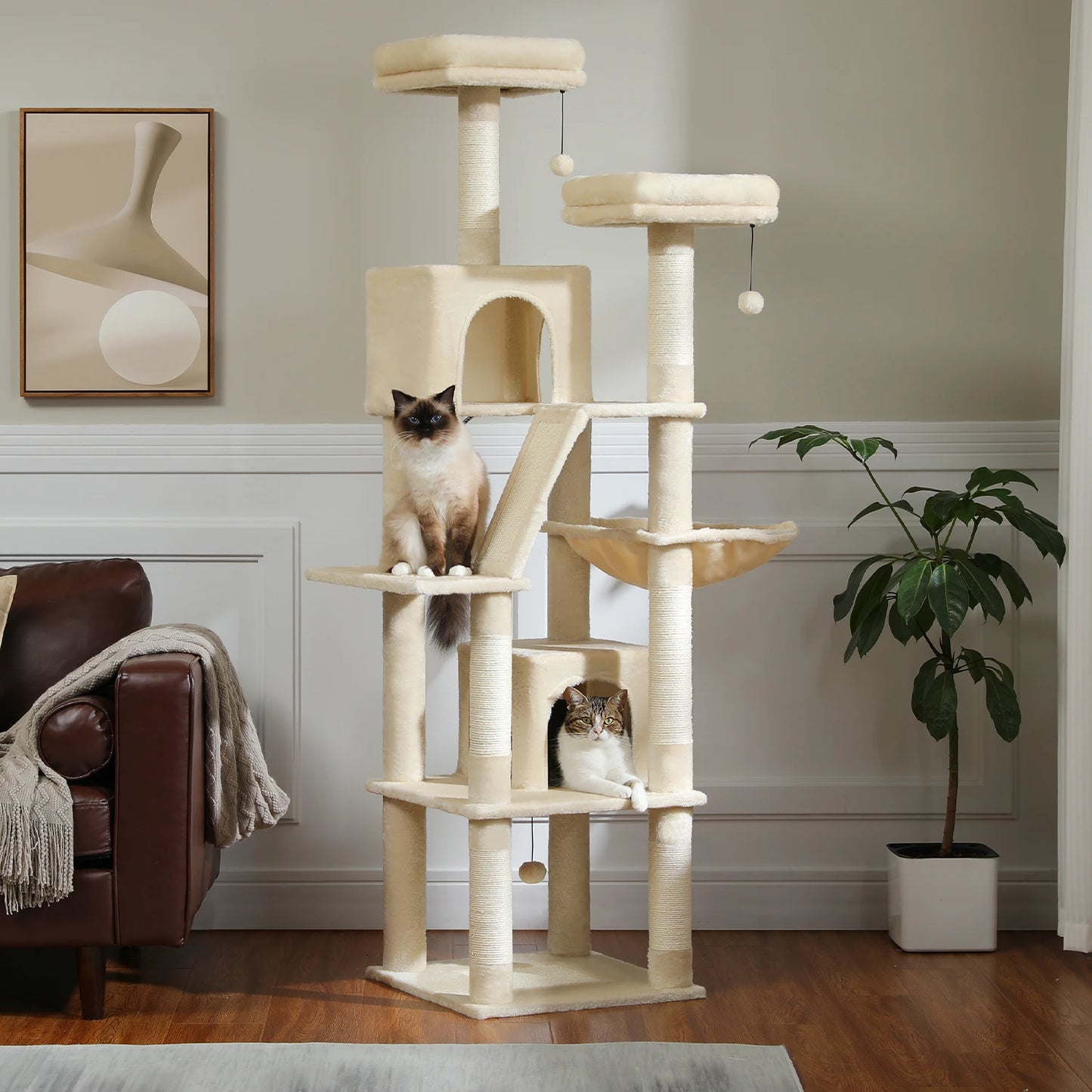 PAWZ Road Large Cat Tree With Five Levels And Perches
