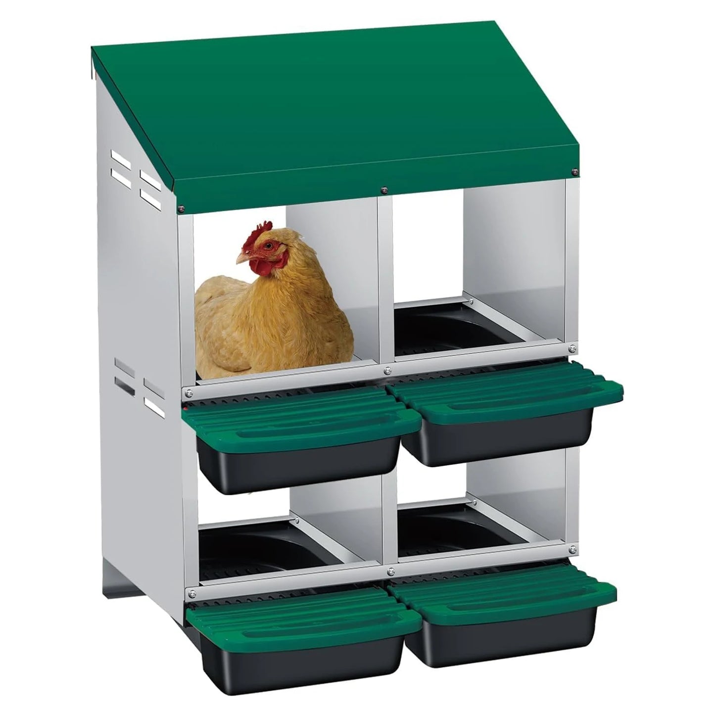 TWISTER.CK Automatic Egg Rollout Chicken Nesting Box