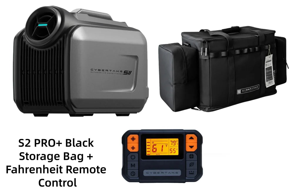 CYBERTAKE S2 Pro Portable Air Conditioner, All-in-One Cooling & Heating Unit for Camping, RV, Tent, Home & Outdoor Adventures