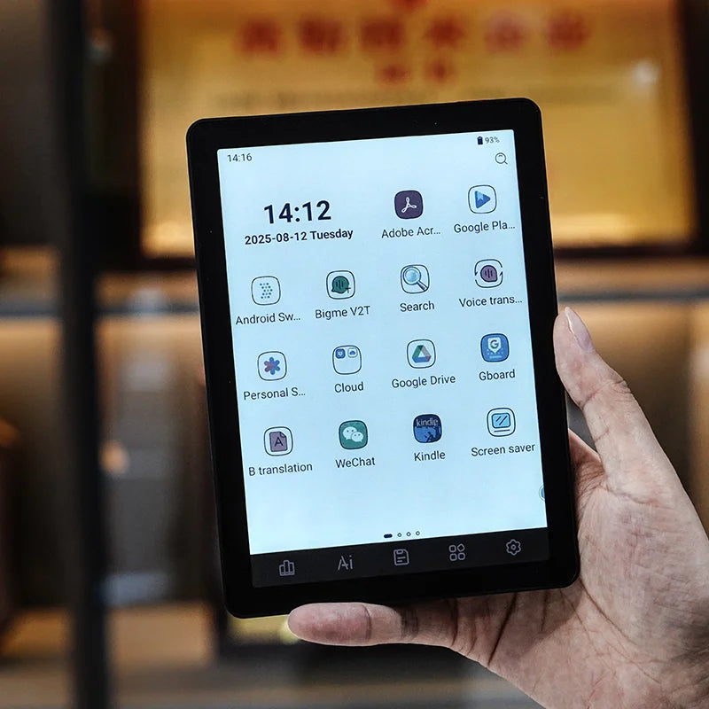 BIGME B6 Ebook Reader With Front Light Android 14 OS