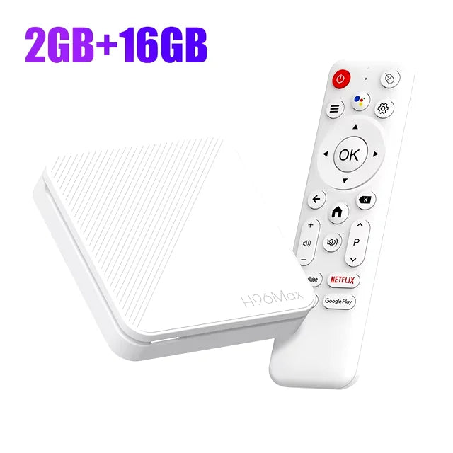 H96 H313 Android TV Box 4K With WiFi 6 Bluetooth 5 Media