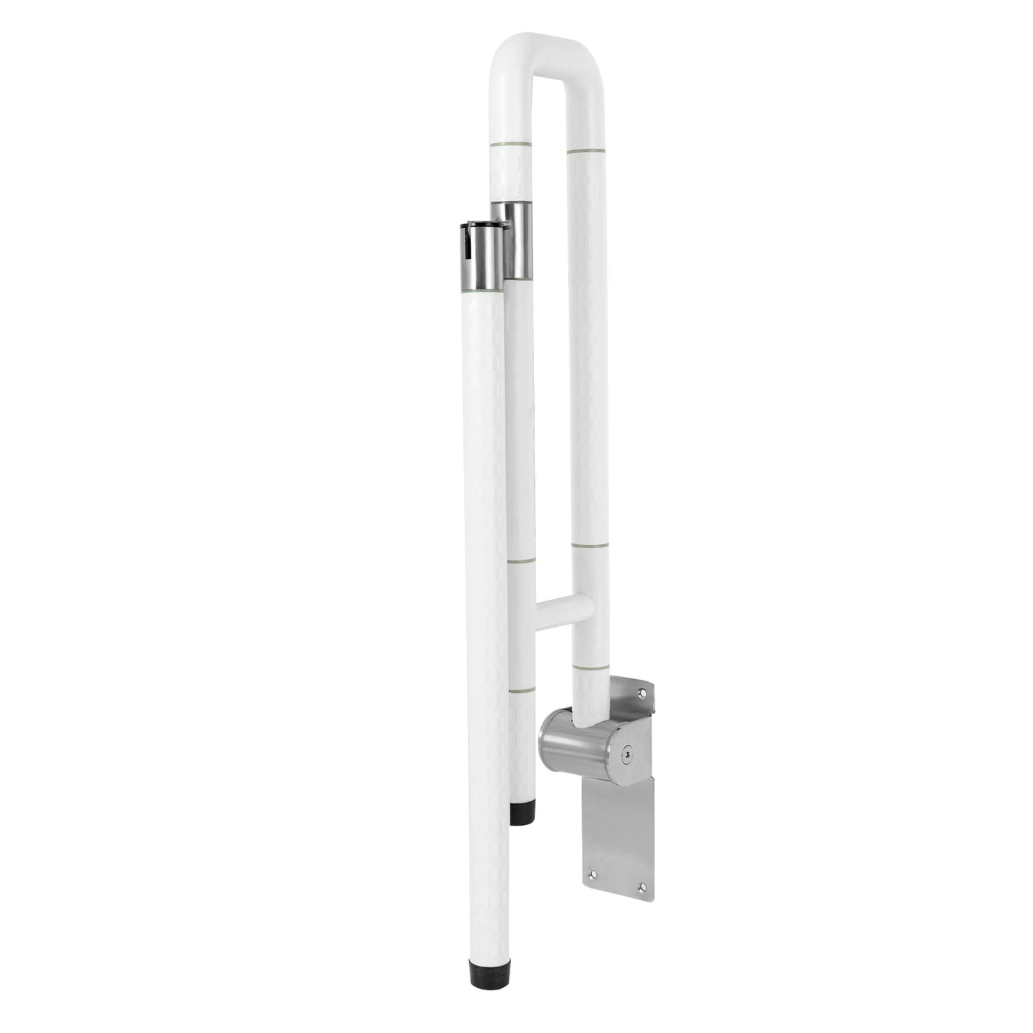 Toilet Grab Bar Foldable Drop Down Rails Non Slip Seat Support