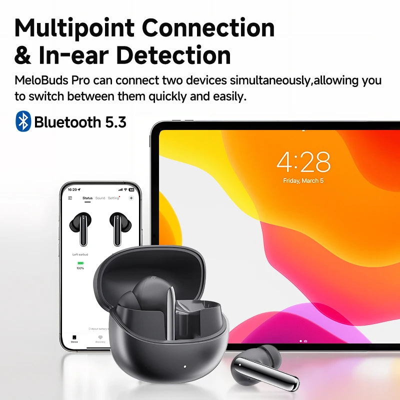 QCY MeloBuds Pro ANC Wireless Earphones With LDAC Audio