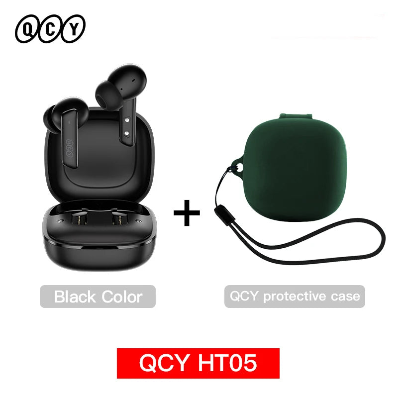 QCY HT05 ANC Wireless Earbuds With 40dB Noise Cancellation
