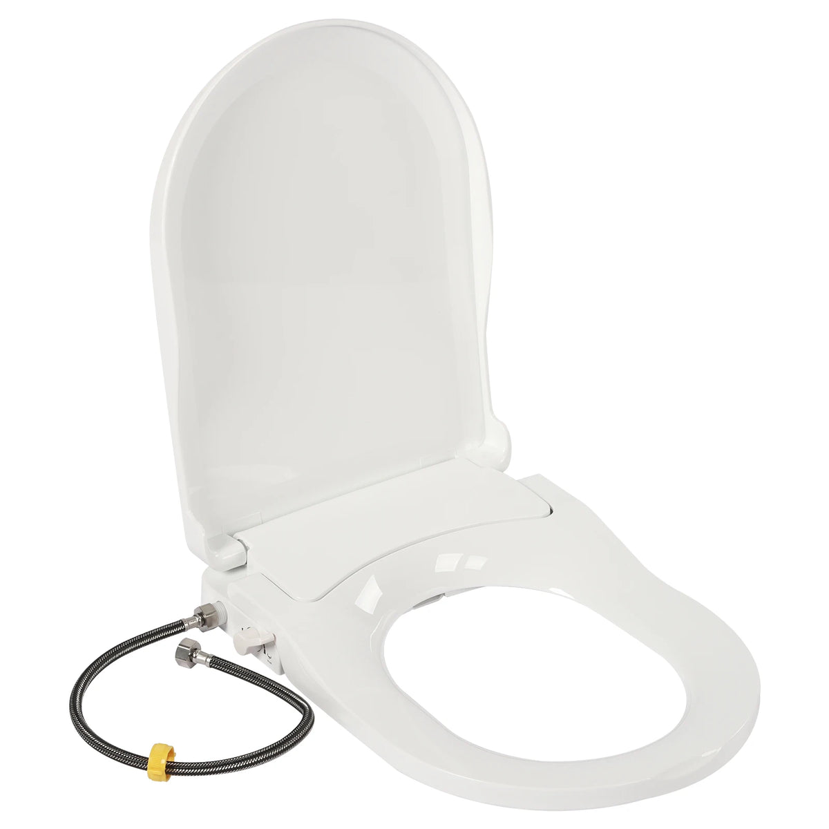 Non Electric Bidet Toilet Seat With Dual Nozzles Elongated Toilets