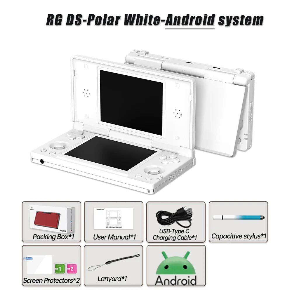 Anbernic RG DS Dual 4.0 IPS Android Handheld Gaming Console