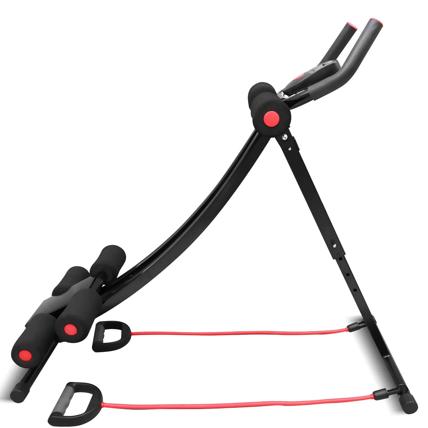 Foldable Ab Machine For Home Gym With LCD Display Core