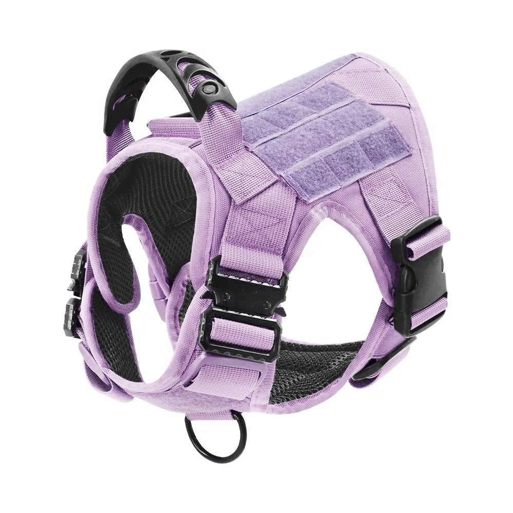 PETRAVEL Military Camouflage Dog Harness Leash Set For Training