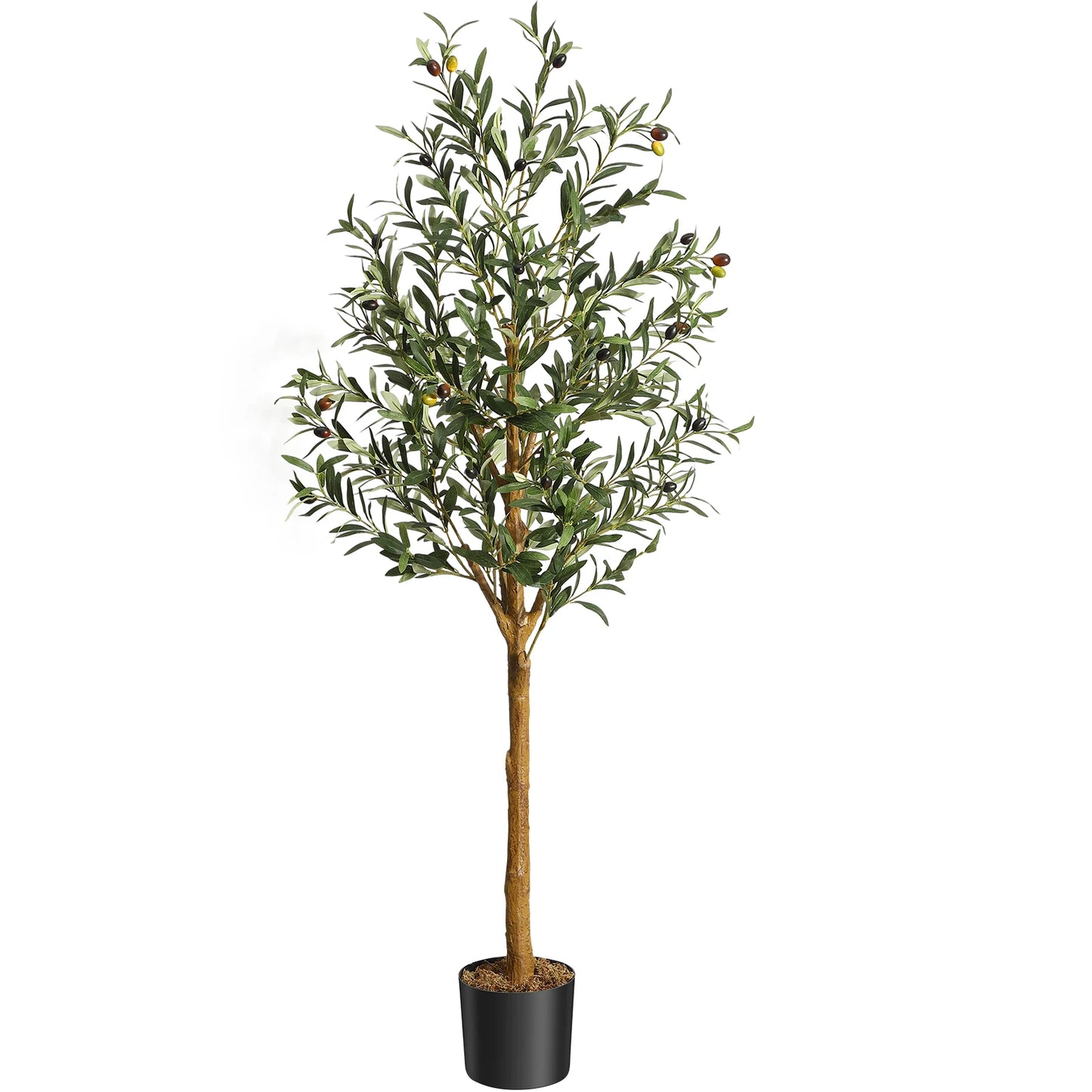 HiMISS Artificial Olive Tree Realistic Floor Plant For Home Decor