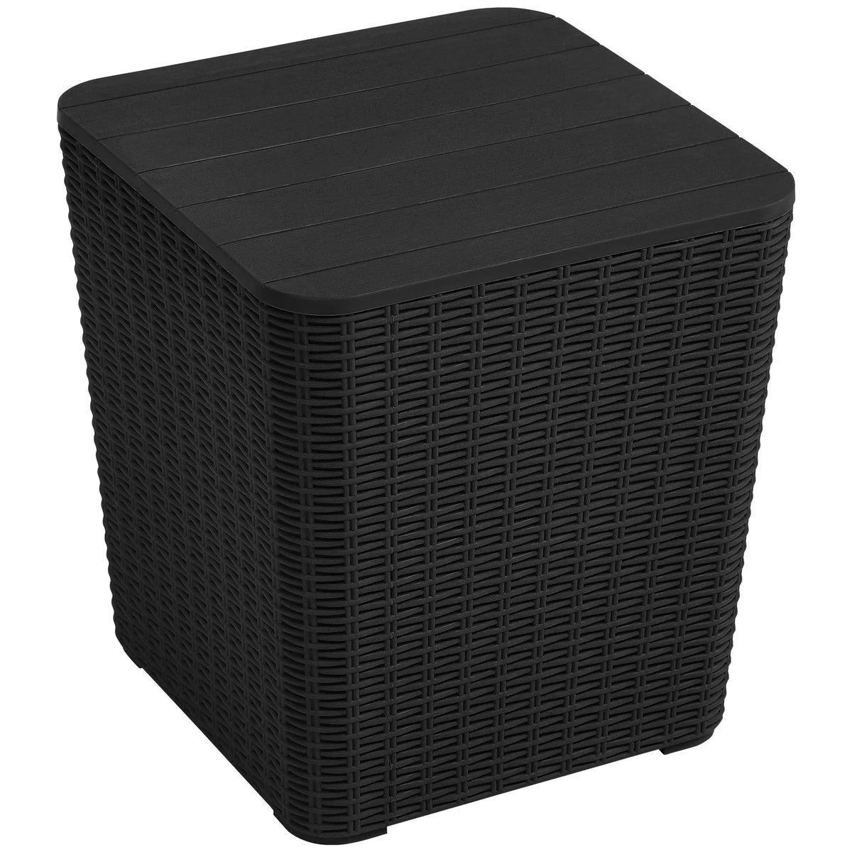 XIUWO Outdoor Coffee Table With Extra Storage For Patio Decor