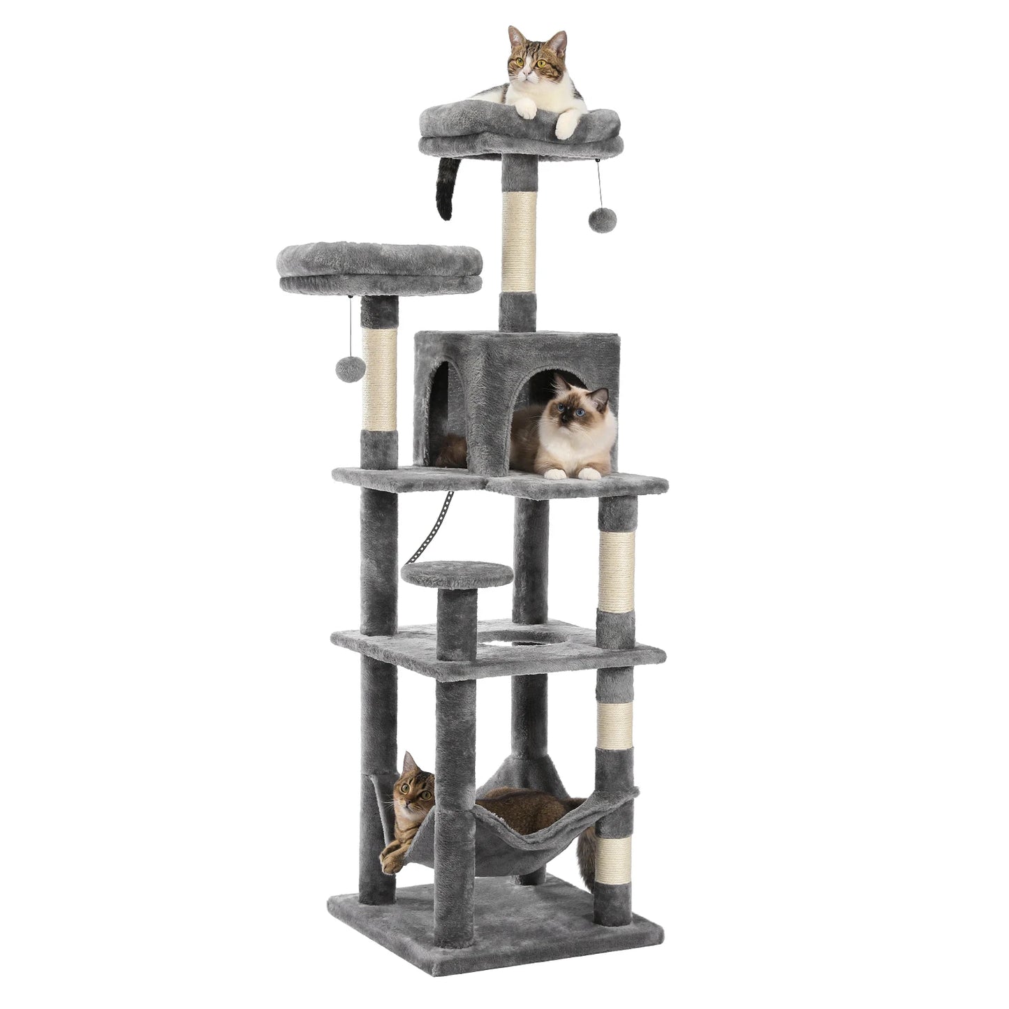 PAWZ Road Large Cat Tree With Five Levels And Perches