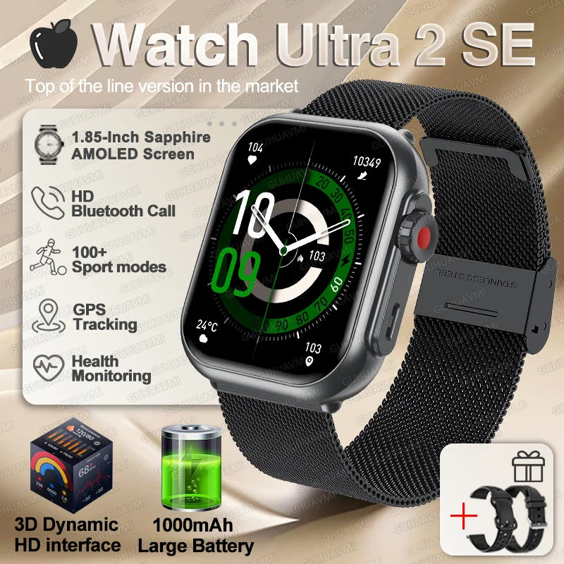 Smart Watch GPS AMOLED 1000mAh Battery Bluetooth Call Waterproof IP68