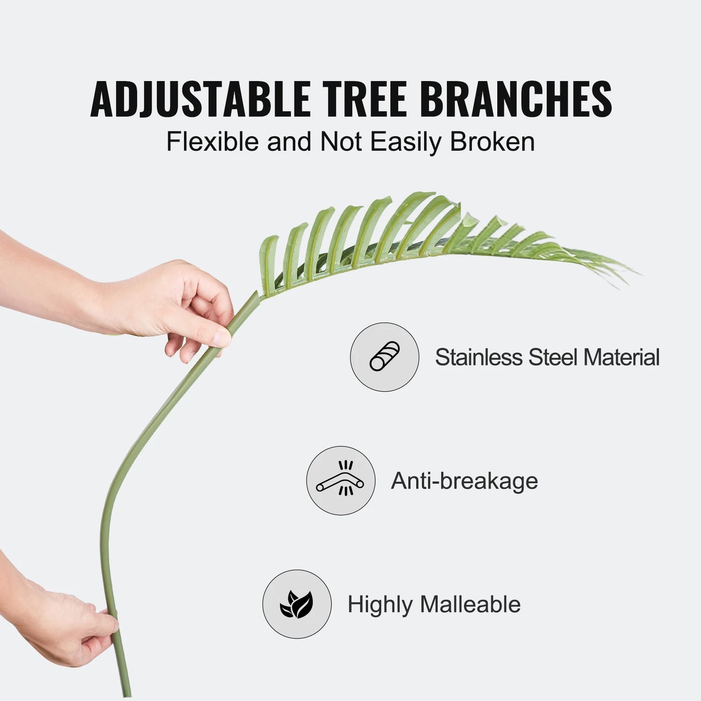 Artificial Palm Tree With Anti Tip Protection And PE Material