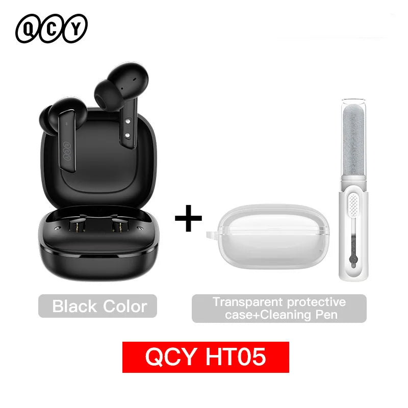 QCY HT05 ANC Wireless Earbuds With 40dB Noise Cancellation
