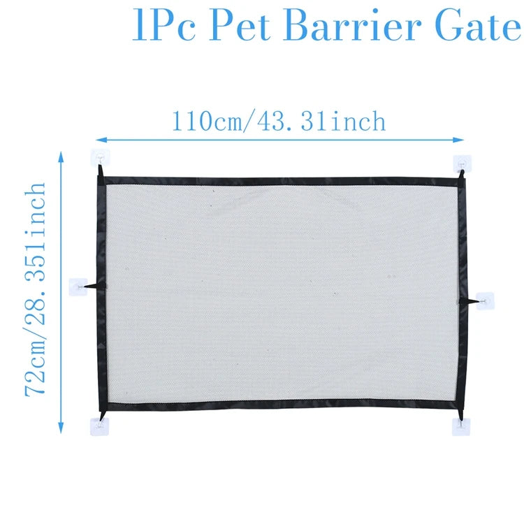 Durable Dog Barrier Fence Mesh Playpen With Folding Gate Safety