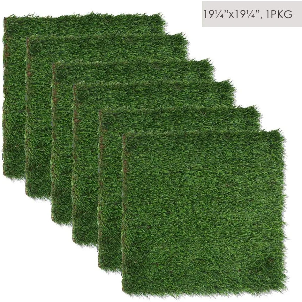 Artificial Grass Tiles Interlocking Turf Mat for Patio Balcony Garden