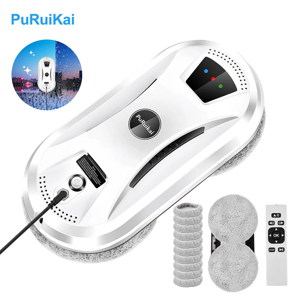 PuRuikai Ultra Thin Window Cleaning Robot for Glass With Remote