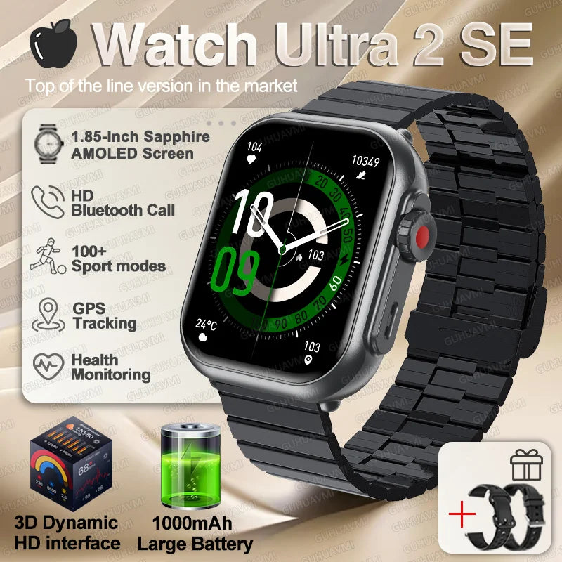 Smart Watch GPS AMOLED 1000mAh Battery Bluetooth Call Waterproof IP68