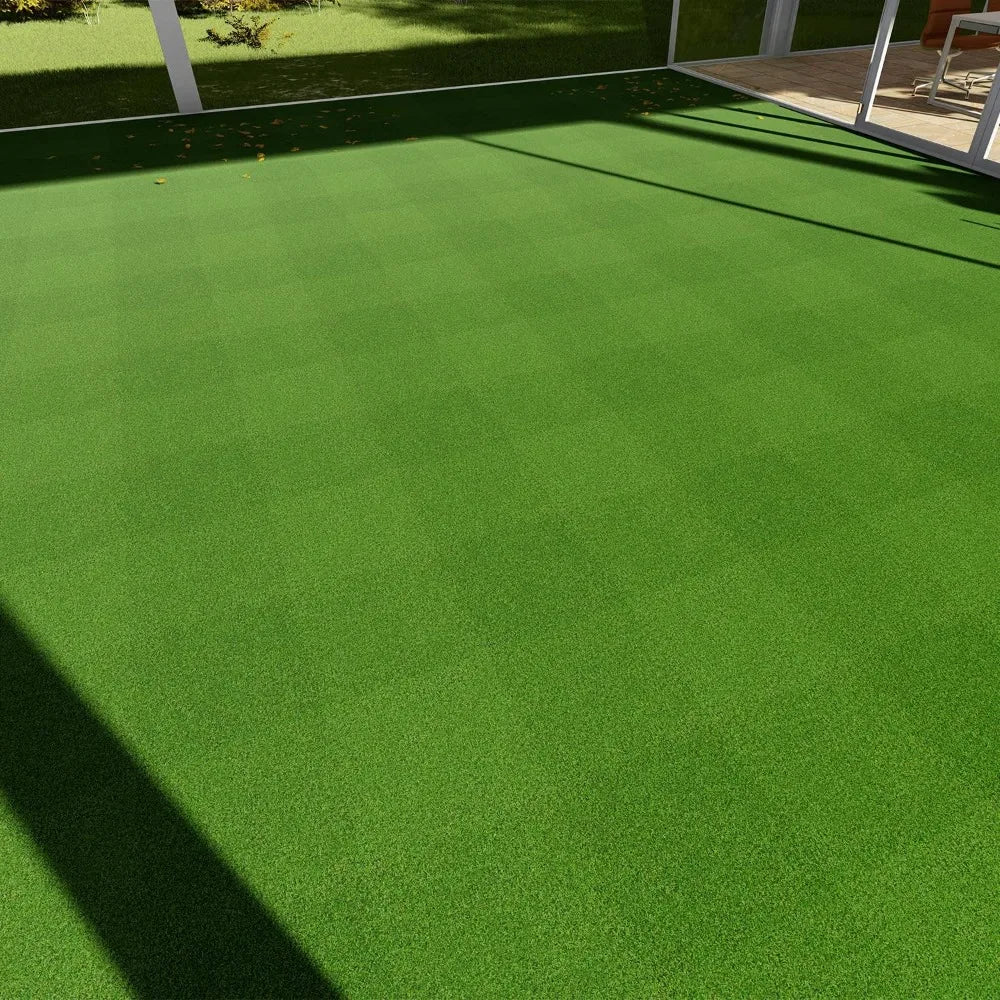 Artificial Grass Tiles Interlocking Turf Mat for Patio Balcony Garden
