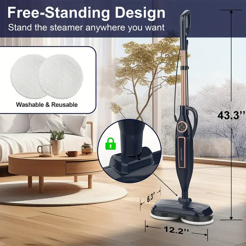 INSE VM6 Scrubbing Steam Mop 10 In 1 1300W Powerful Cleaner
