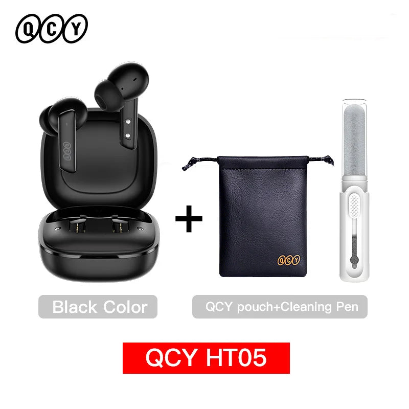 QCY HT05 ANC Wireless Earbuds With 40dB Noise Cancellation