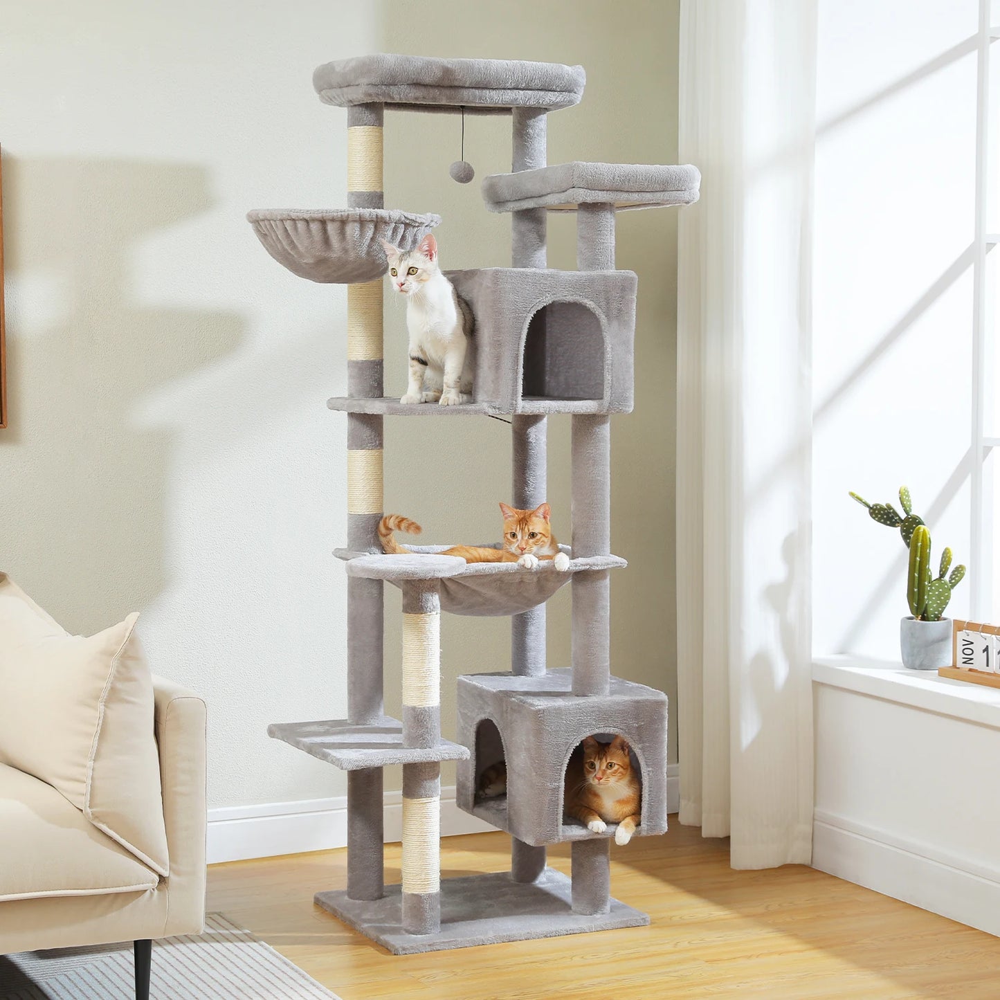 PAWZ Road Large Cat Tree With Five Levels And Perches