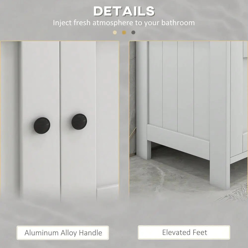 XMSJ Pedestal Sink Storage Cabinet Under Sink With Two Doors