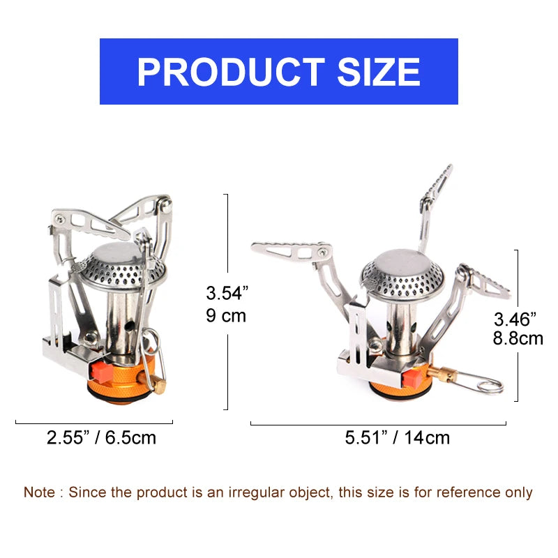 Widesea Camping Cookware Set Outdoor Tableware and Stove Kit