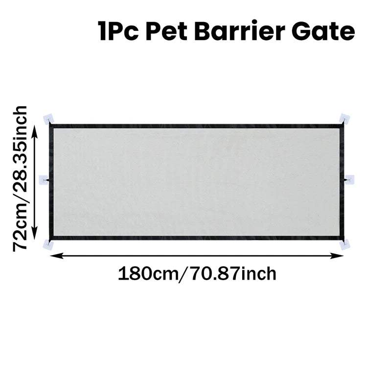 Durable Dog Barrier Fence Mesh Playpen With Folding Gate Safety