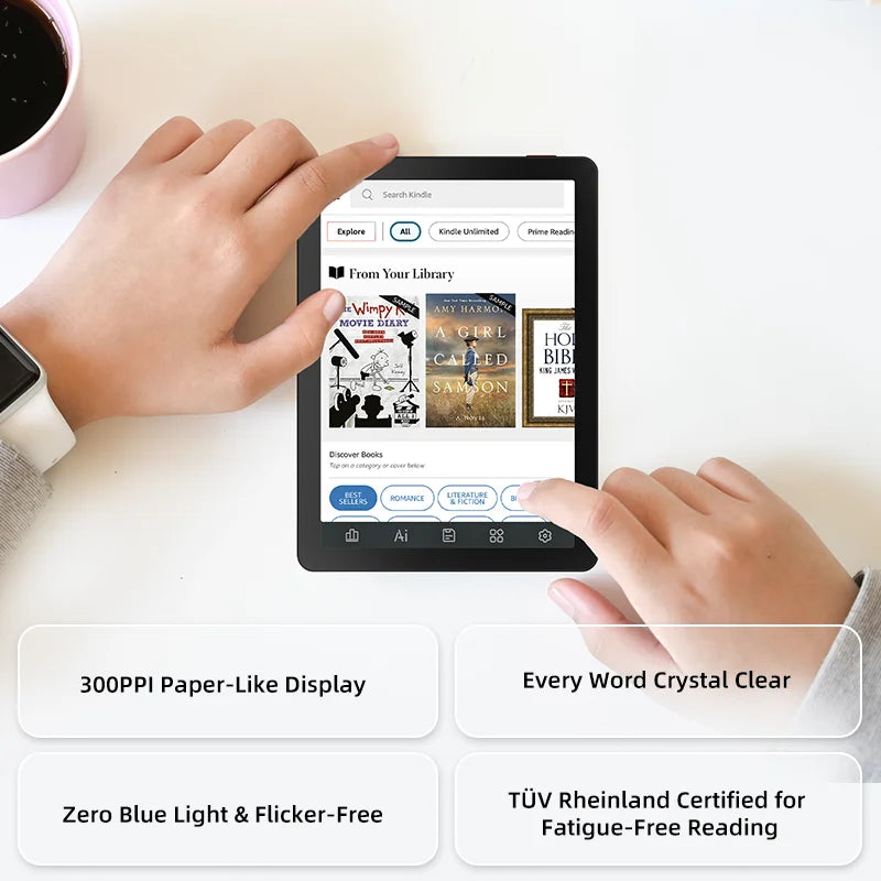 BIGME B6 Ebook Reader With Front Light Android 14 OS