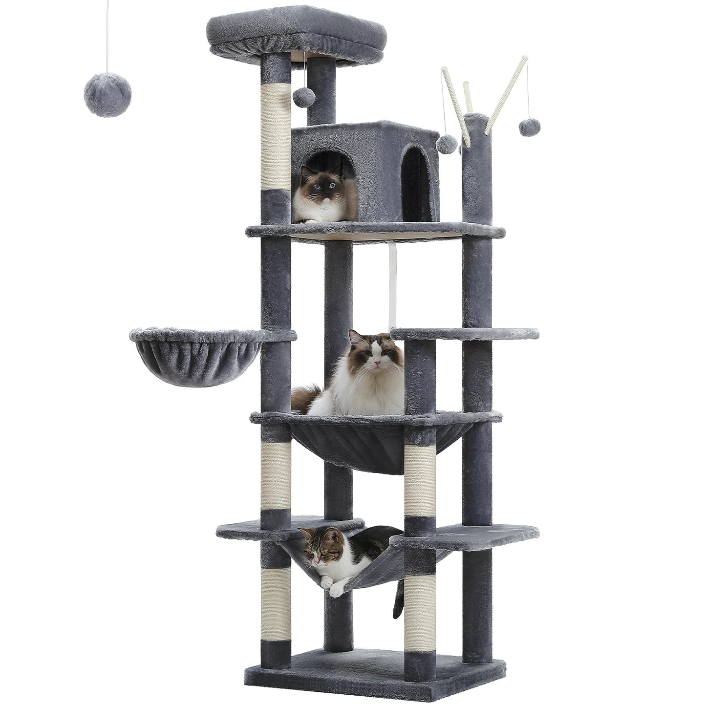 PAWZ Road Large Cat Tree With Five Levels And Perches