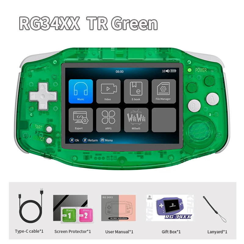 Anbernic RG34XX Retro Handheld Game Console With WiFi Bluetooth