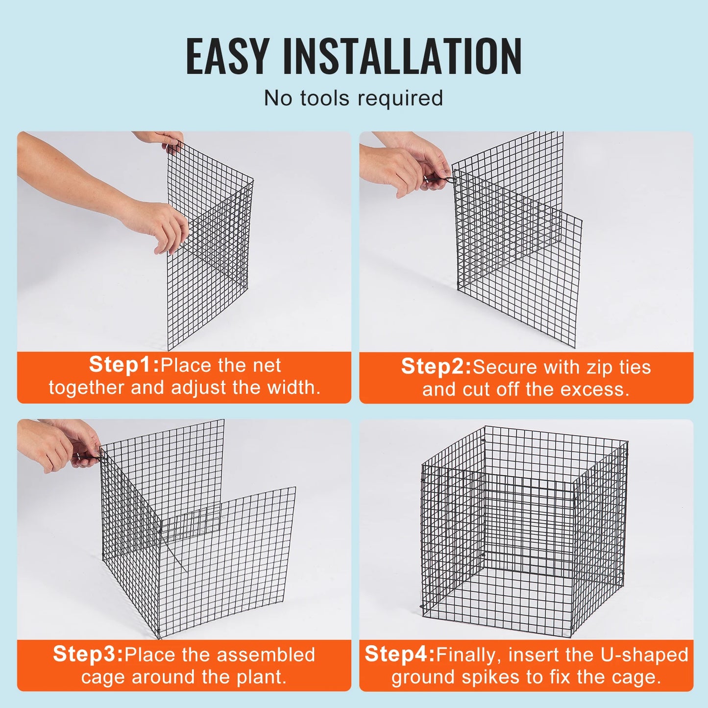 SucceBuy Plant Protector Cage Keeps Rabbits Squirrels Out