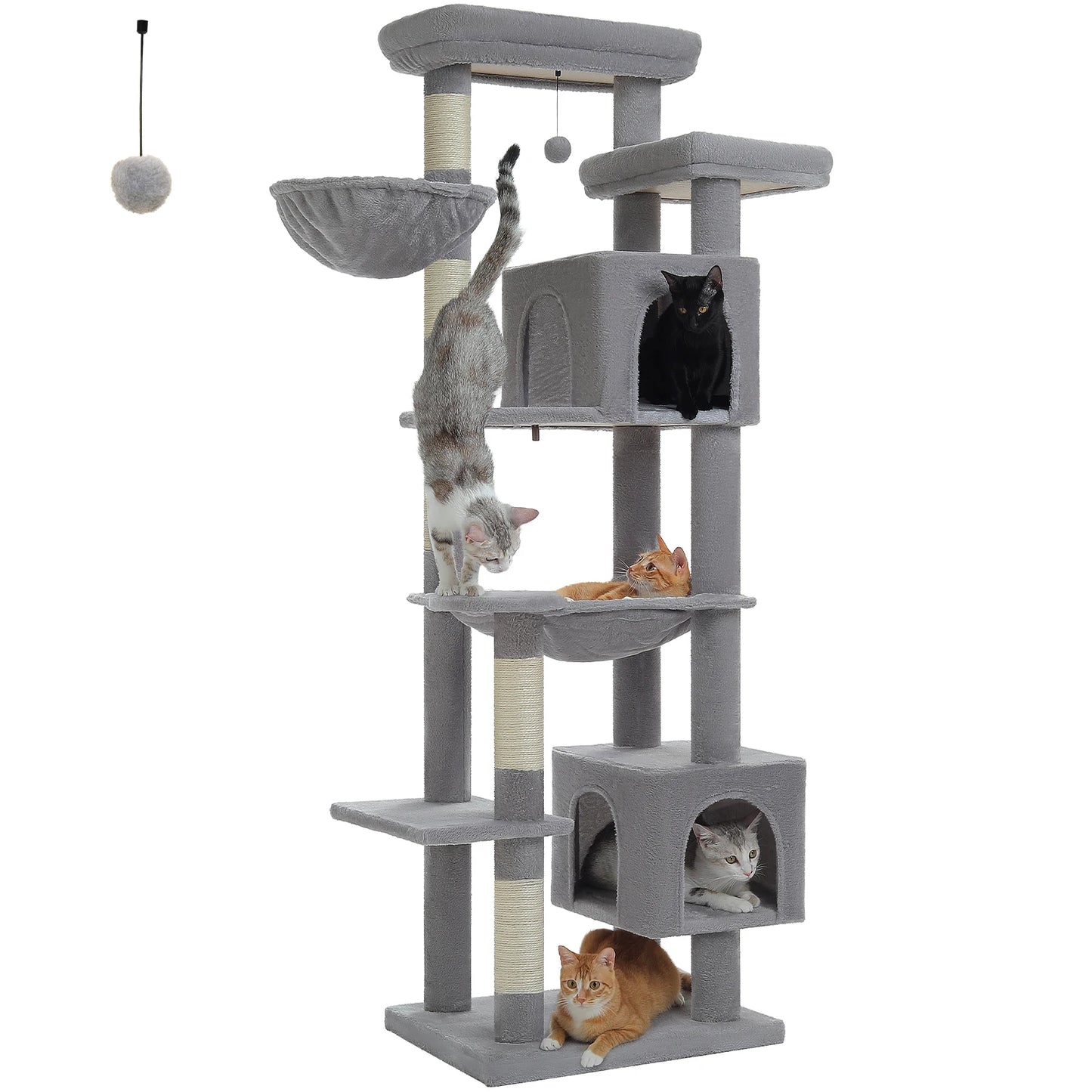 PAWZ Road Large Cat Tree With Five Levels And Perches
