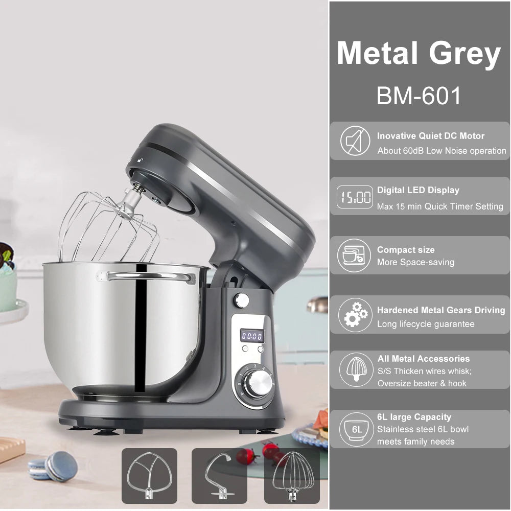 Biolomix Kitchen Stand Mixer With Blender And Dough Kneader