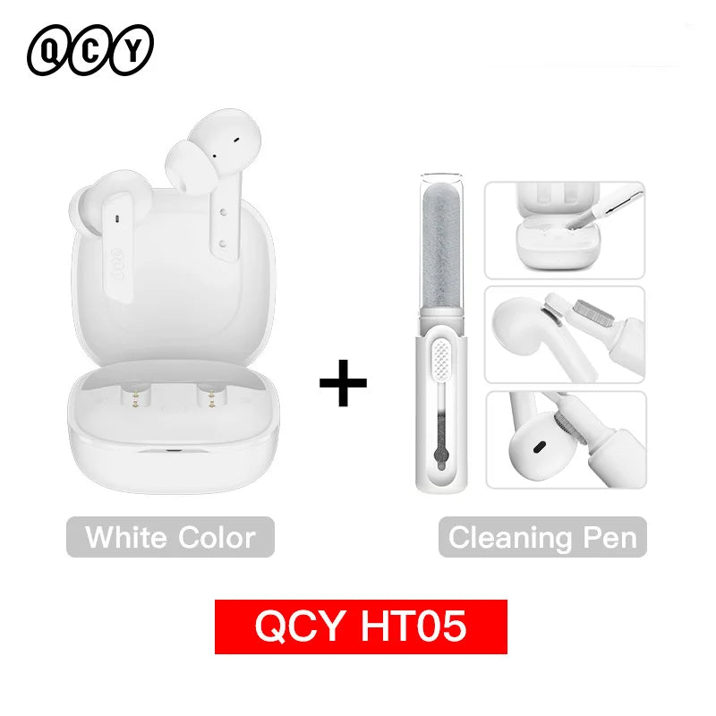 QCY HT05 ANC Wireless Earbuds With 40dB Noise Cancellation