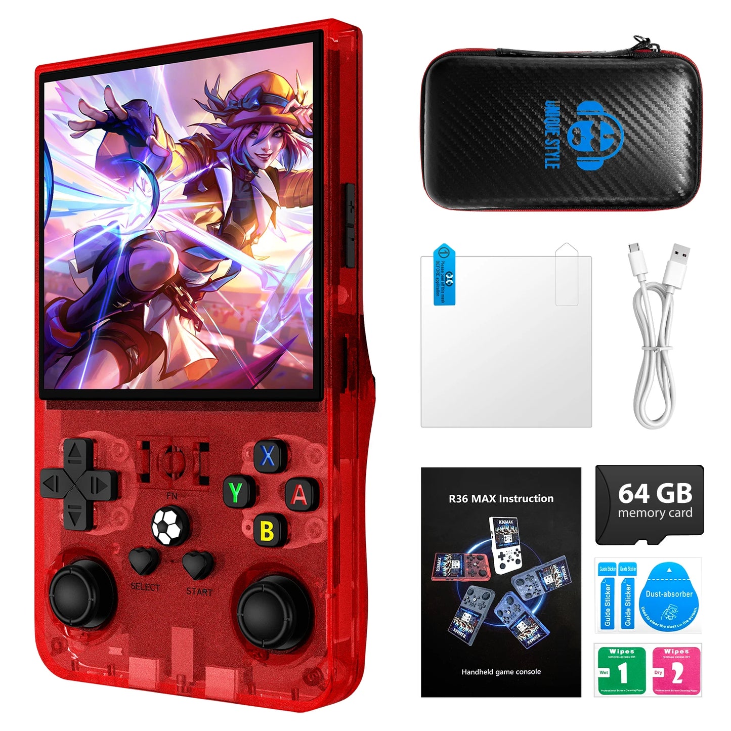 AISLPC R36MAX Handheld Retro Game Console RK3326 Chip
