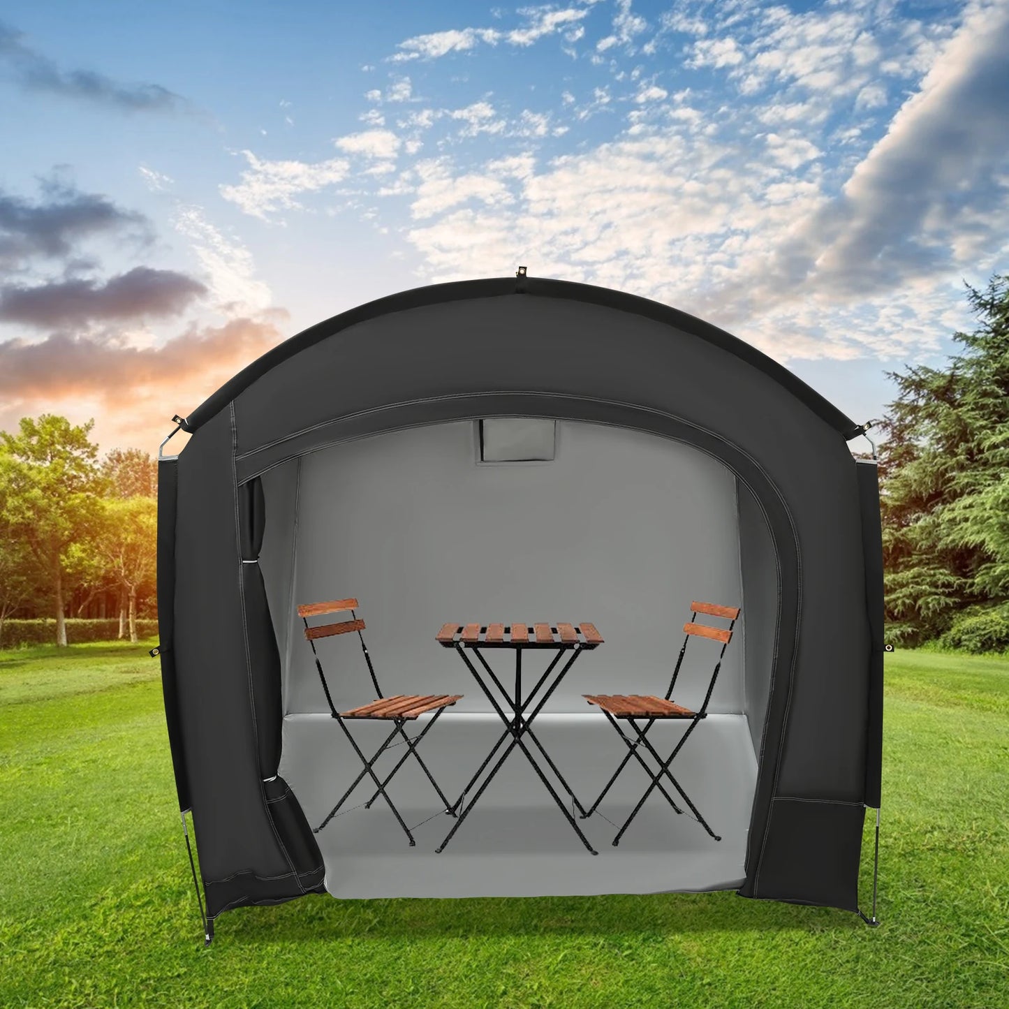 Bike Storage Shed For One To Four Bikes Portable Shelter