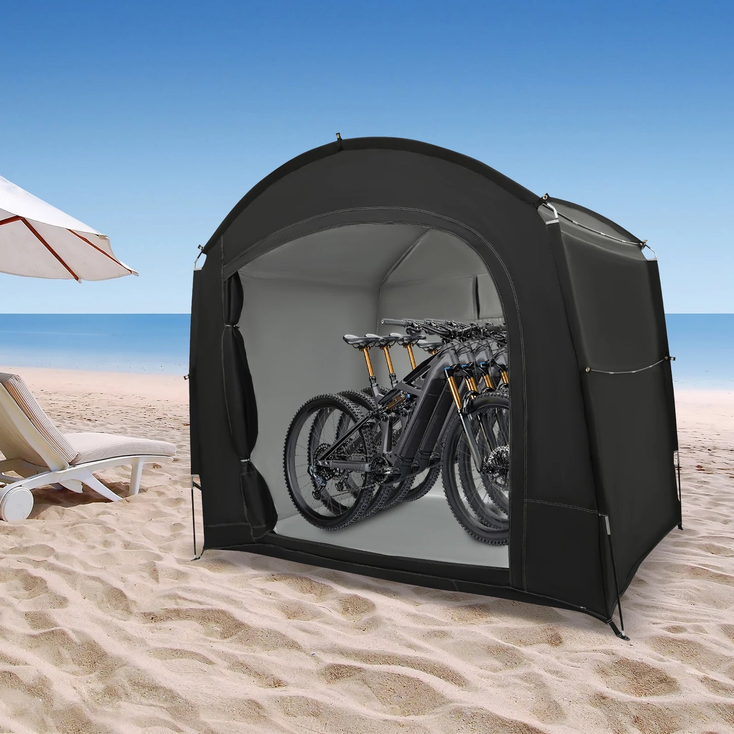 Bike Storage Shed For One To Four Bikes Portable Shelter