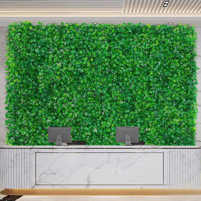 Artificial Hedge Panel Christmas Decorations Grass Mat for Outdoor Decor