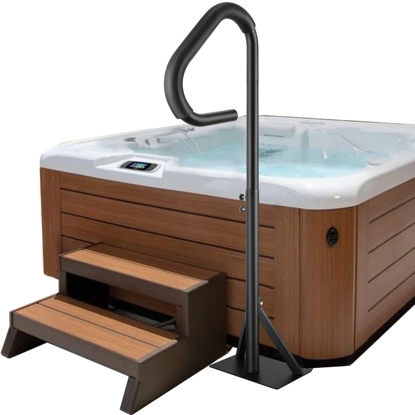 360 Rotatable Spa Hand Rail With Slide Under Mount