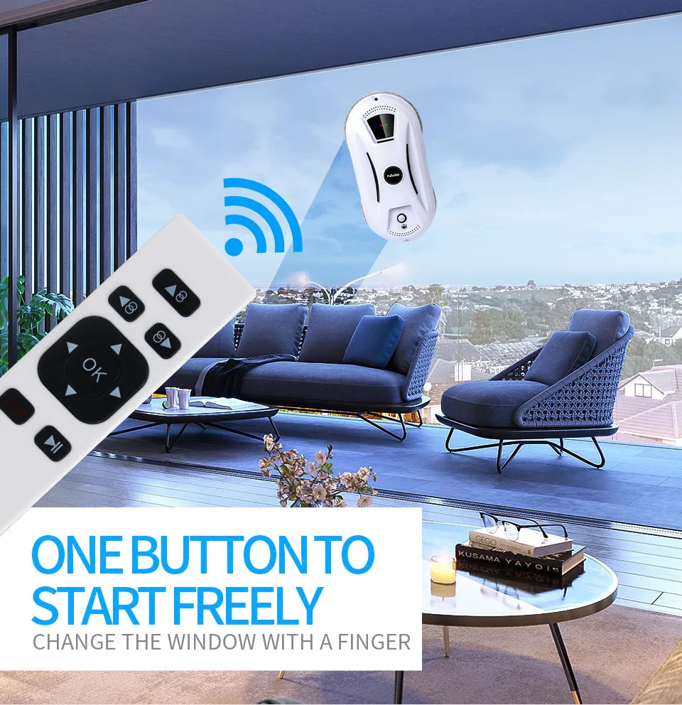 PuRuikai Ultra Thin Window Cleaning Robot for Glass With Remote