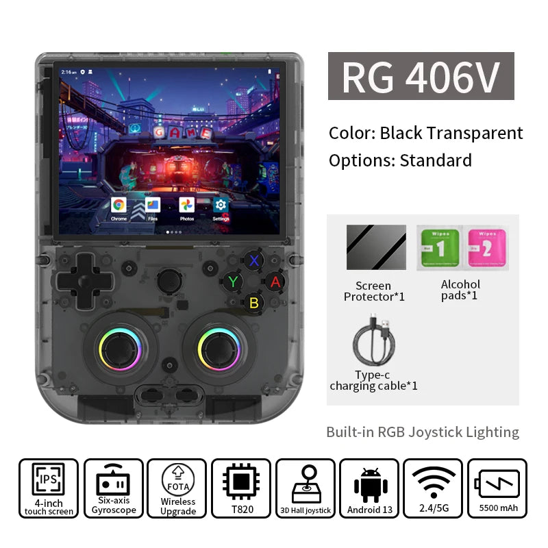 Anbernic RG406V Retro Handheld Game Console With WiFi
