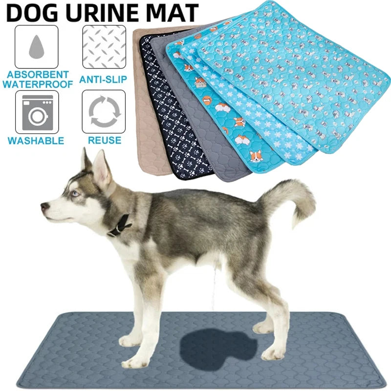 Washable Dog Pee Pad Mat Reusable Absorbent Training Diaper Pad