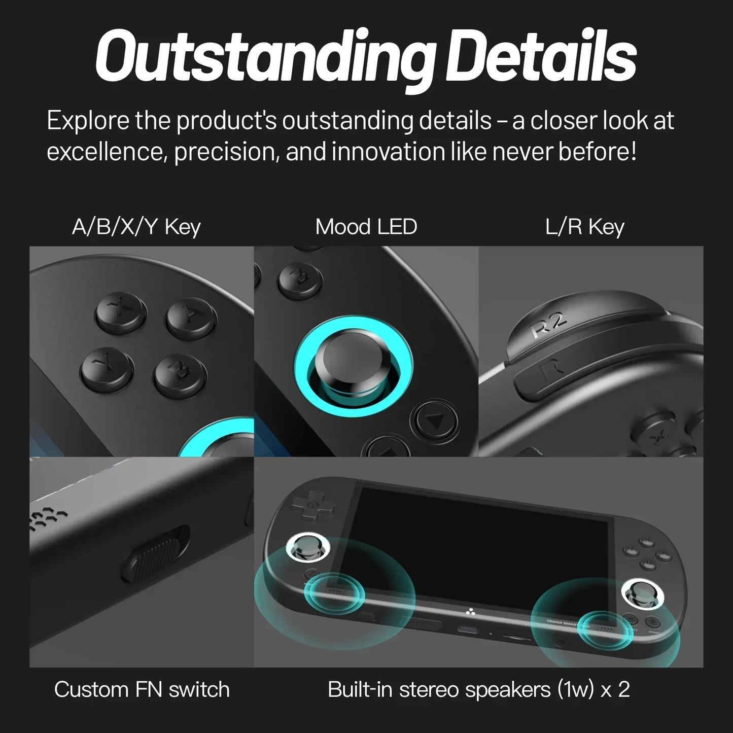Trimui Smart Pro Handheld Game Console With IPS Display Bluetooth